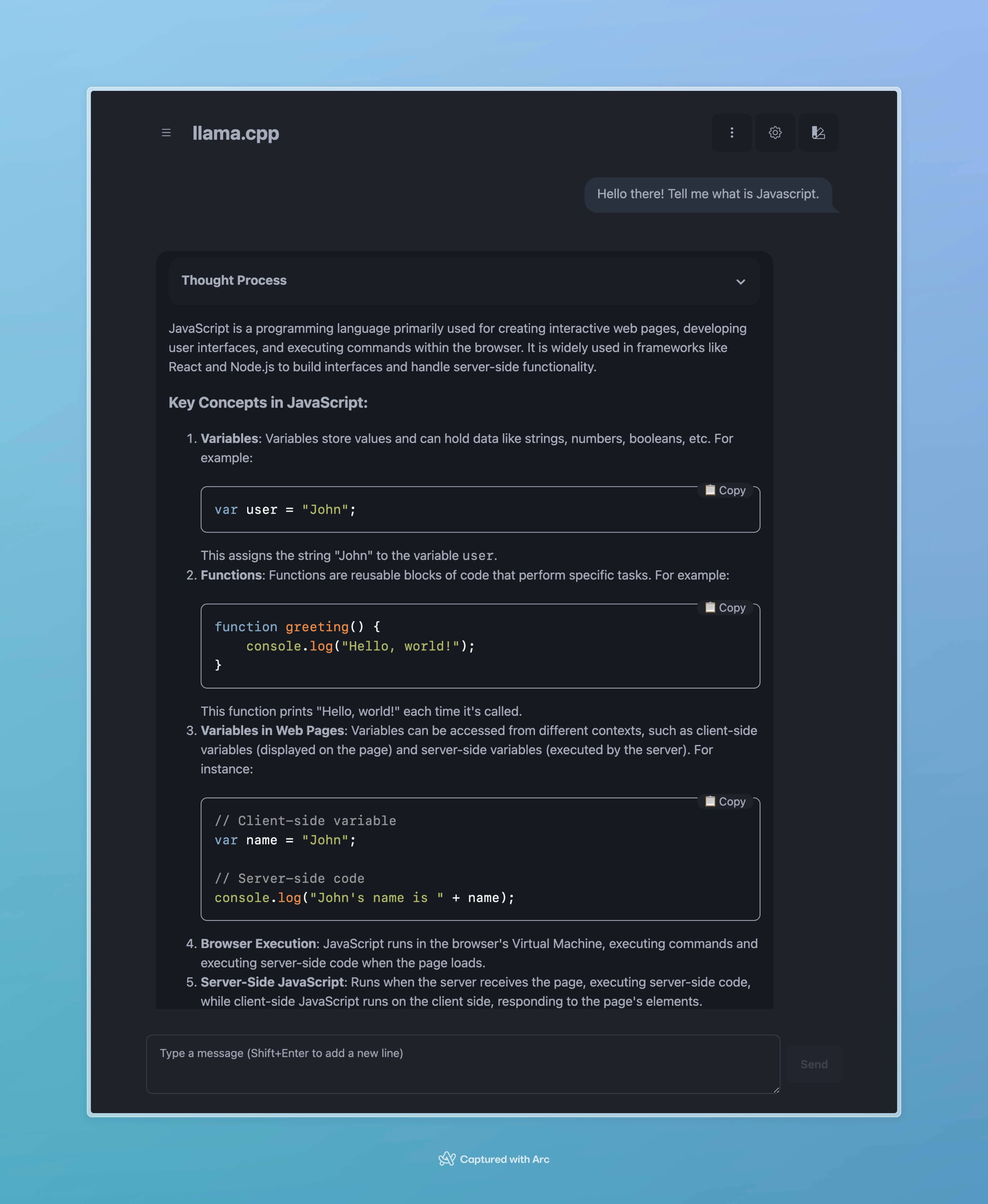 running DeepSeek-R1 1.5B